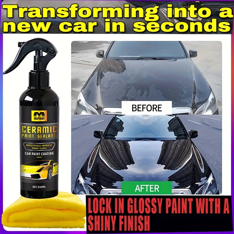 Car Ceramic Coating Hydrophobic Shine Long-Lasting Weather-Resistant