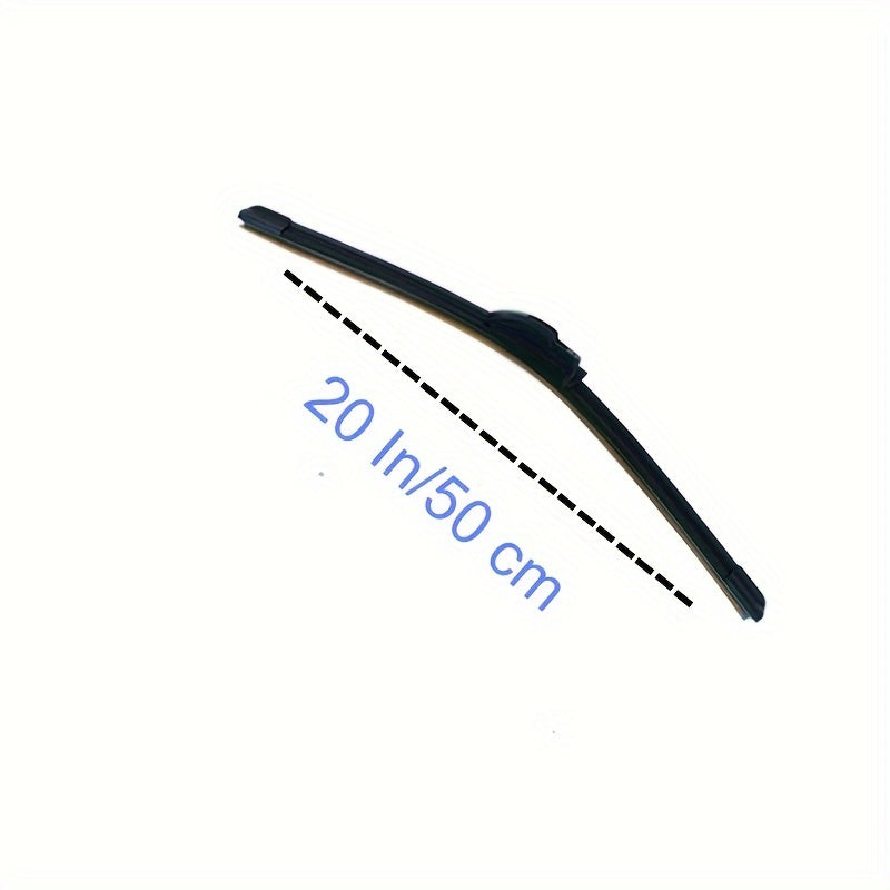 Universal Dual Rubber Wiper Blades All-Season Hook Mount 1-Pack