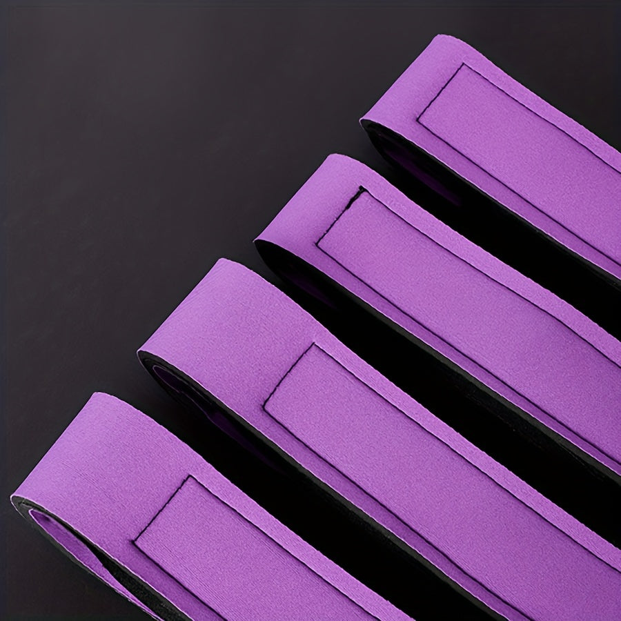 Kattalar uchun bog'lash to'plami, qo'l va oyoq uchun mahkamlagichlar bilan, qora va binafsha, yumshoq material