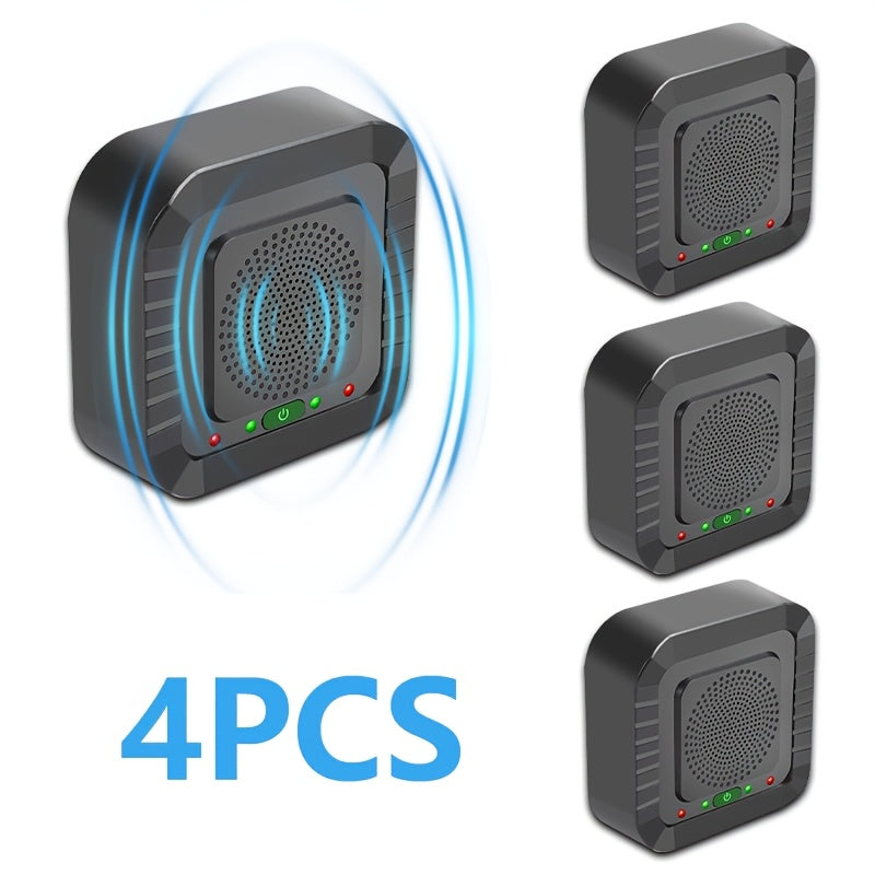 Repelente eléctrico para animales al aire libre para jardín, césped y patio, exterminador de pequeños mamíferos