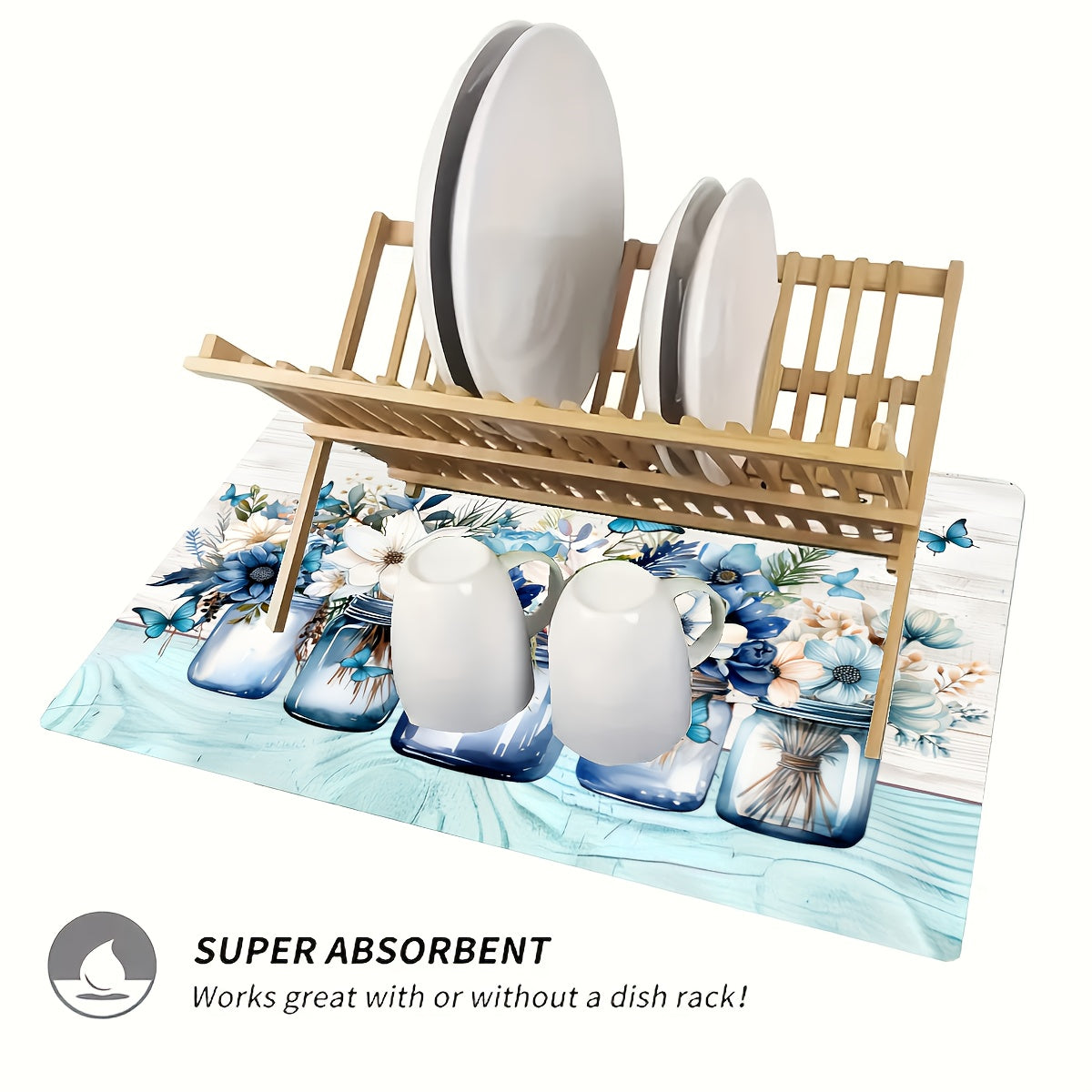 Katta oshxona himoya mato 72x52cm, sirgʻalmas, issiqlik va chizishga qarshi, stol usti pad