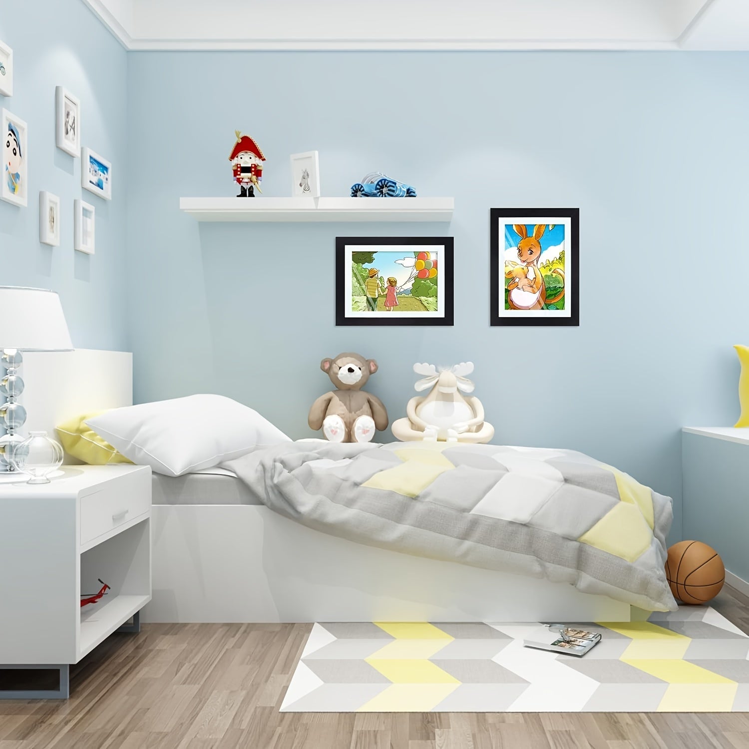 A4 devor san'ati ramkalari uy bezaklari va bayram sovg'asi uchun 2 ta to'plam