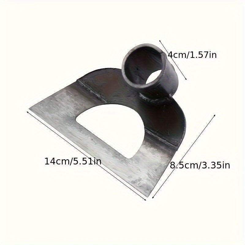 Azada de jardín de acero al manganeso de uso pesado para deshierbe y cuidado del césped, herramienta grande y hueca