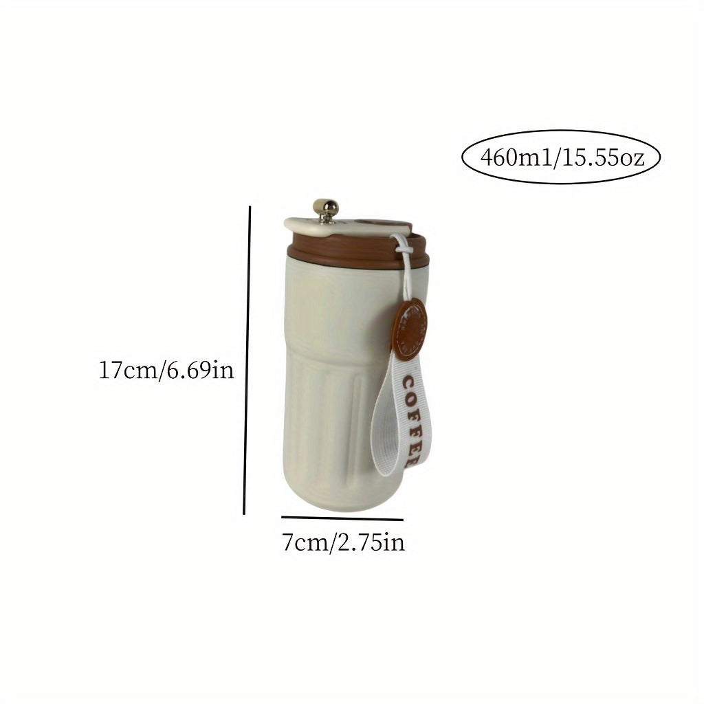 Double-Layer Stainless Steel Vacuum Coffee Mug Portable for Car Travel