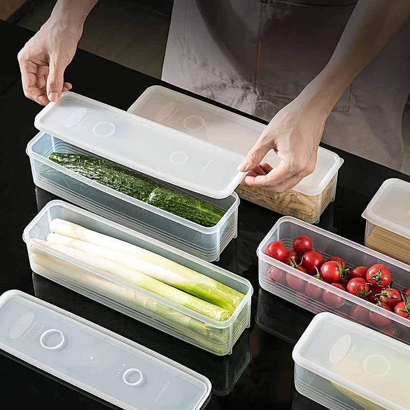 Airtight Pasta Storage Container with Lid BPA-Free Plastic for Spaghetti and Noodles