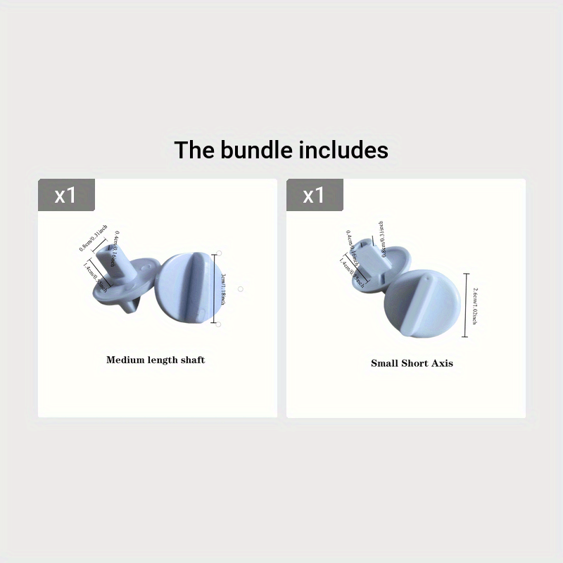 Kuchli dizaynga ega, 0,6 sm D-shaklidagi teshik bilan sovutgich va muzlatgich haroratini sozlash uchun universal plastmassa knopka. Tugma kalitining o'rnini bosuvchi.