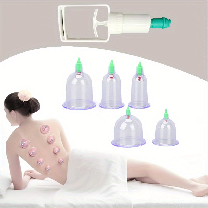 12-Piece Cupping Therapy Set Vacuum Suction Cups for Body Massage and Health Care