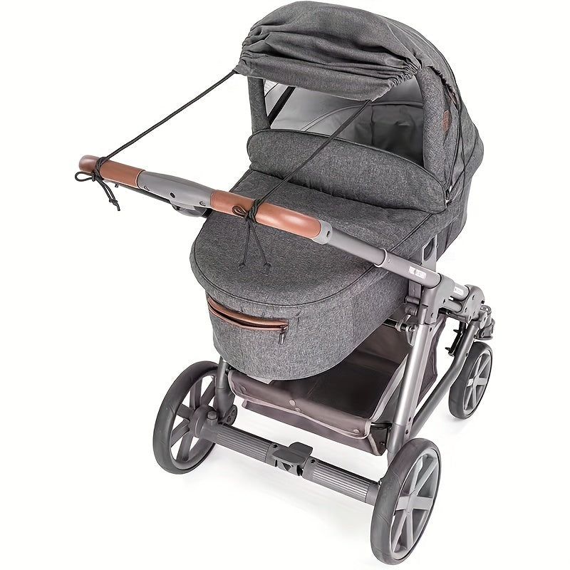 Linen Stroller Sunshade for 14+ Age Group Portable UV Protection