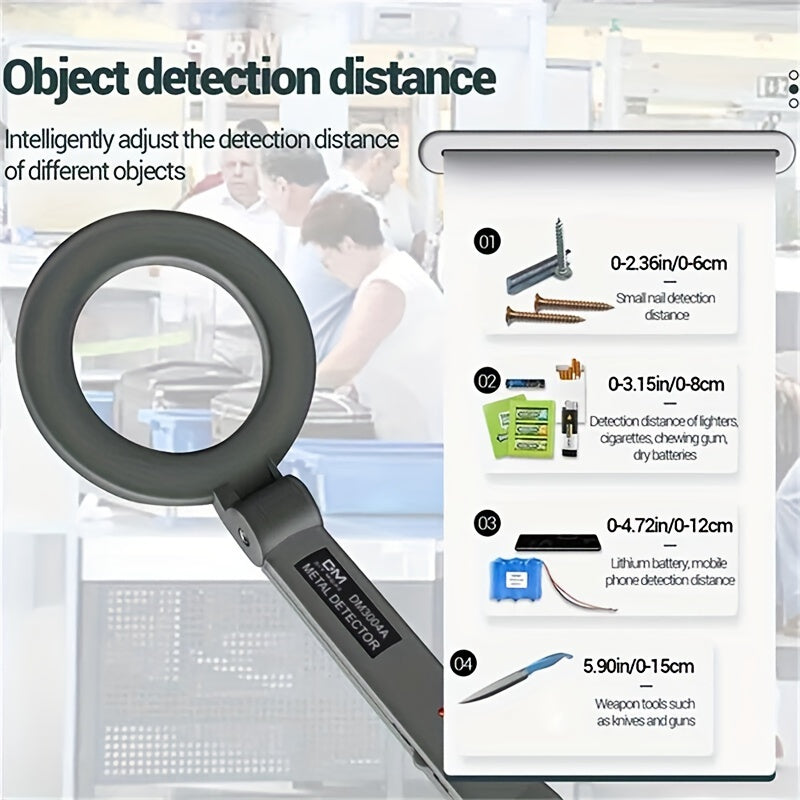 Handheld Folding Mini Metal Detector for Accurate Metal Scanning