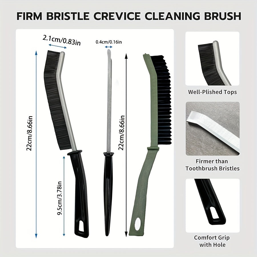 Escoba de silicona con mango extendido, cabezal giratorio, ecológica, versátil