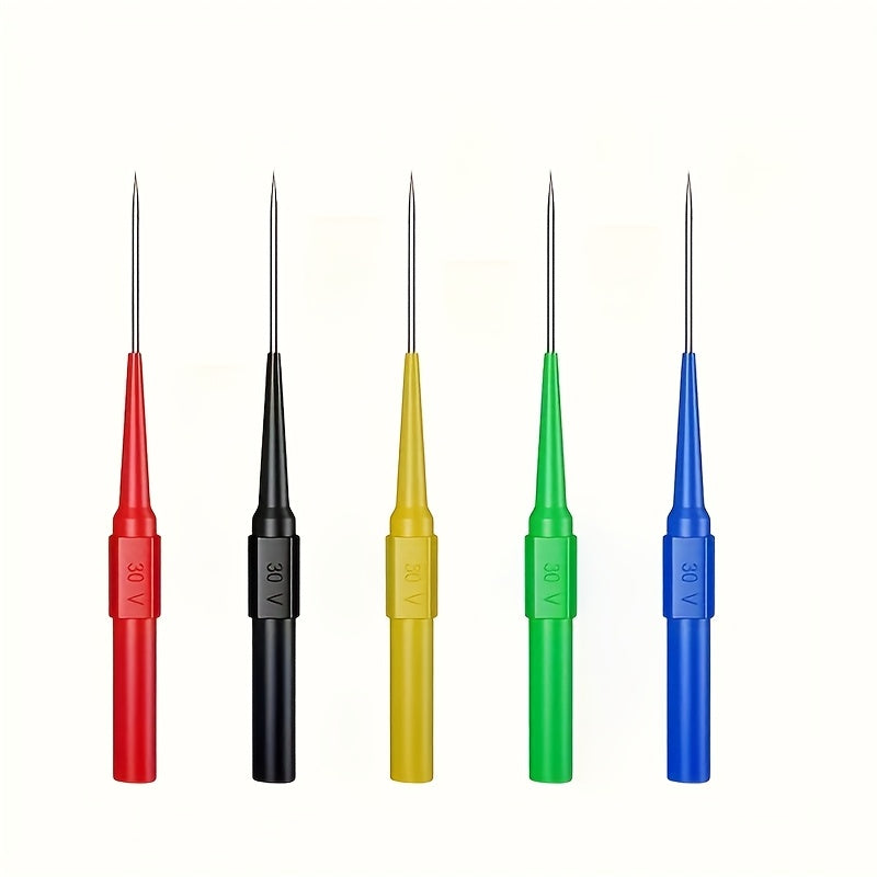 Multimeter Test Probe Back Probe Insulation Puncture Needle Car Tool Kit