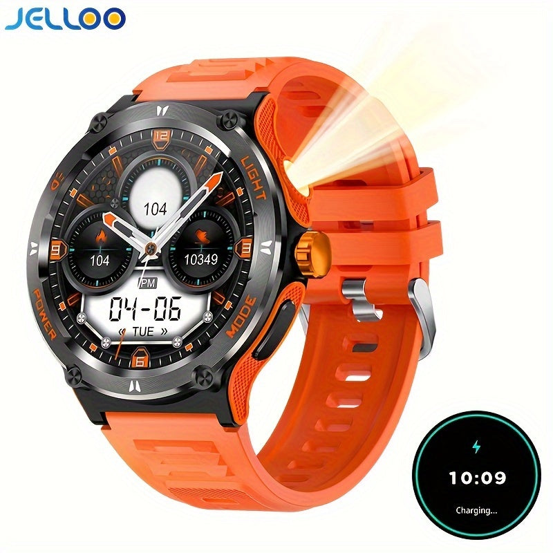 Smart Watch with 3.89cm Touch Screen 360p Waterproof 100+ Sports Modes Calorie and Weather Tracking Compatible with iPhone and Android