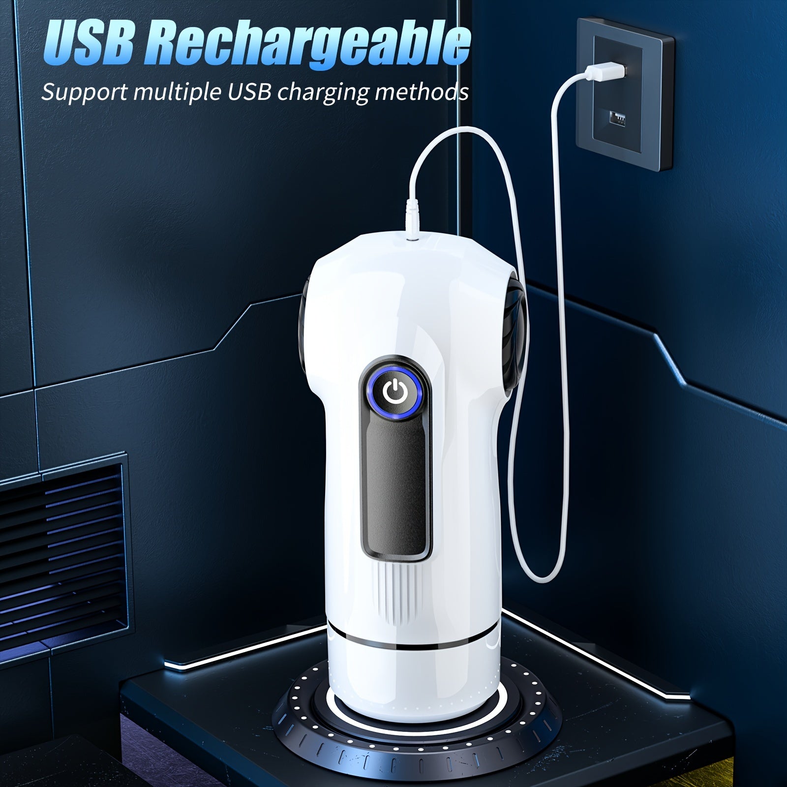 Male Adult Silicone Sports Car Masturbator with 10 Vibration Modes