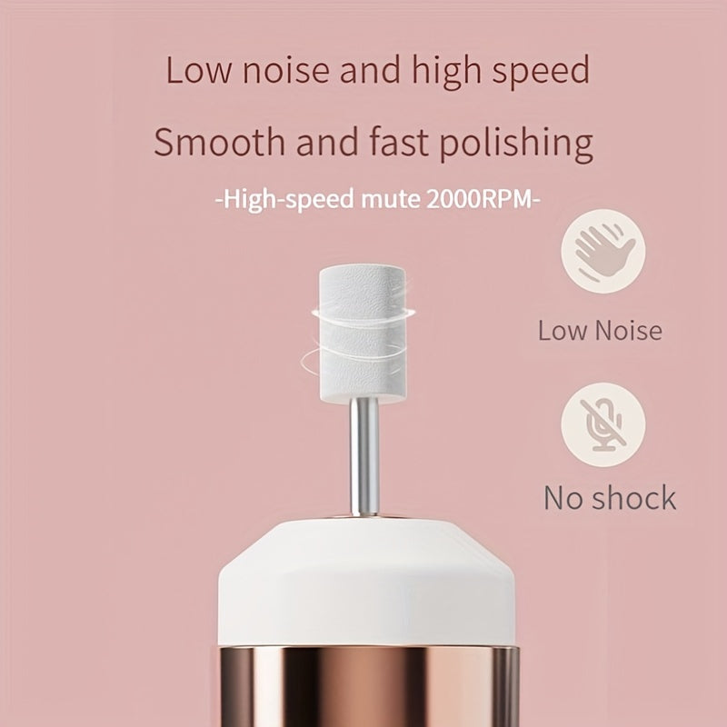 Electric Nail Drill Kit for Manicure and Pedicure with Dead Skin Removal and Nail Polish Tool