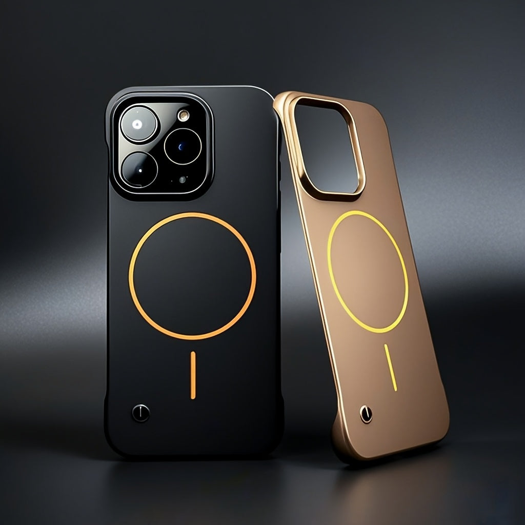 Ultra Thin Matte PC Phone Case for iPhone 12-16 Pro Max Shockproof Wireless Charging