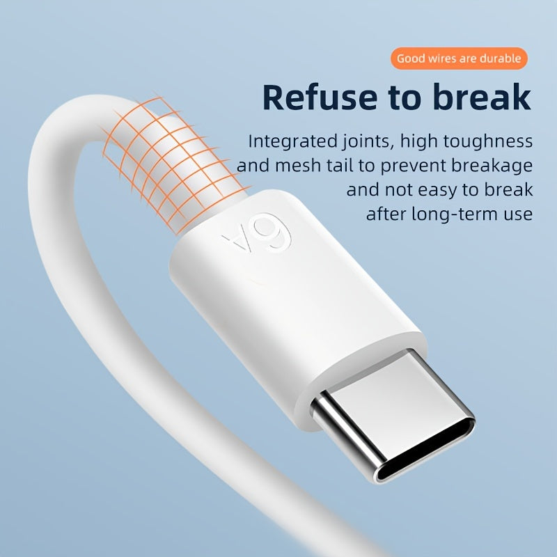 120W USB-C зарядка кабели тез маълумотлар ўтказиш матт PVC эркакдан аёлга мос келади Huawei Xiaomi Samsung билан