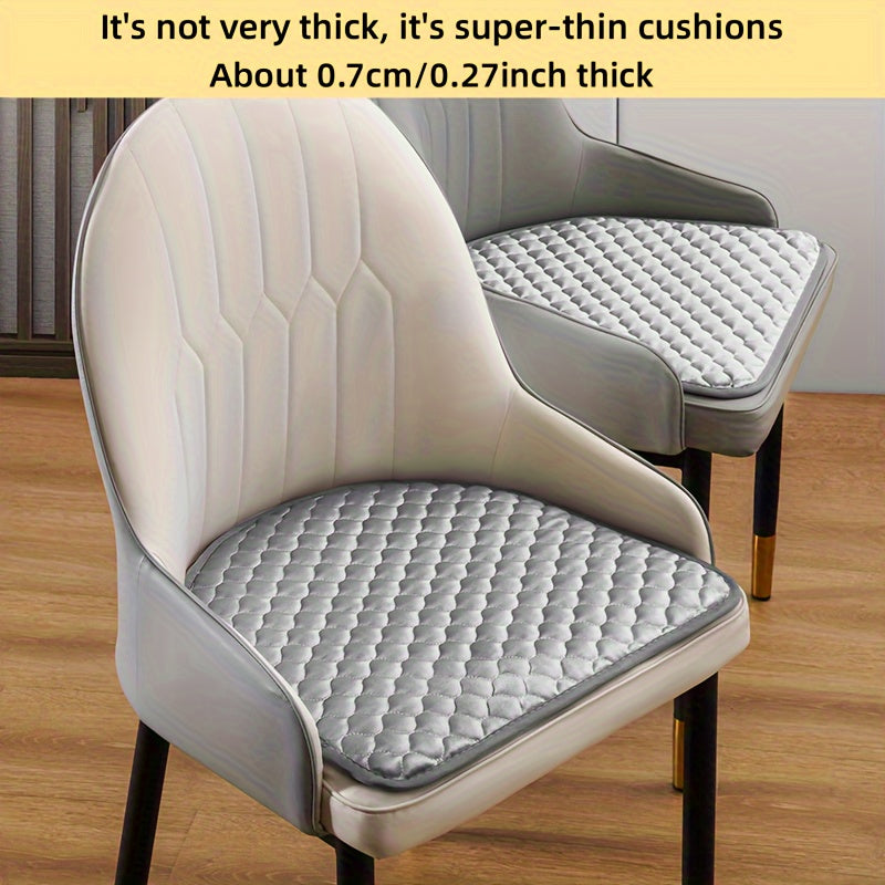Solid Color Chair Mat with Anti-slip and Anti-fouling Properties for Home Dining