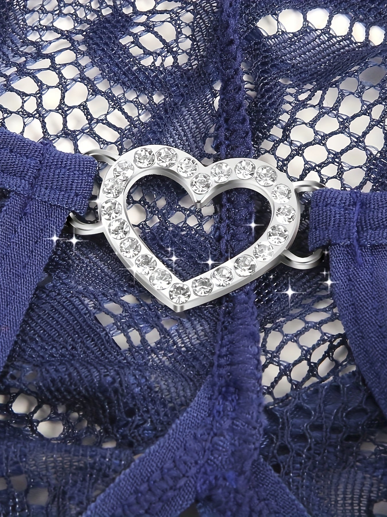 Lingerie Lace Teddy with Deep Plunge Open Crotch and Backless Design