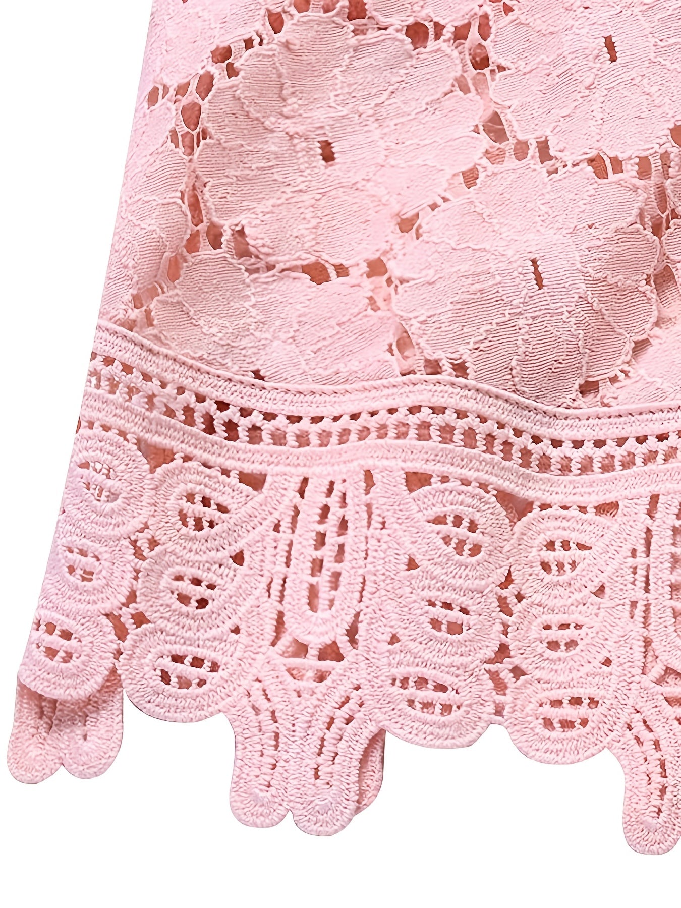 Ayollar uchun pluss o'lchamdagi gul appliqué va dantel bog'ichli elegant bluzka