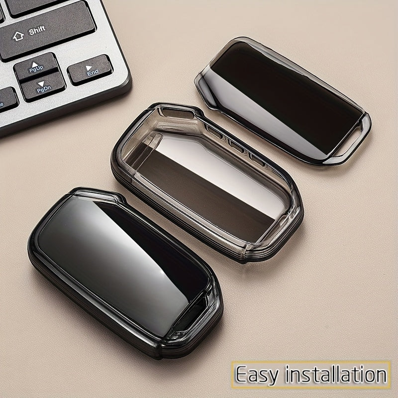 Unisex TPU Protective Car Key Cover Full Coverage for SUV Remote