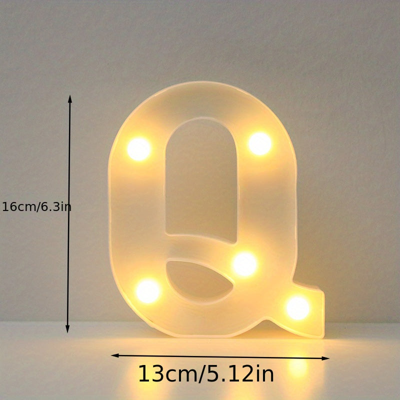 LED Alphabet Letter Lights for Home Decor Wedding Birthday Christmas Party