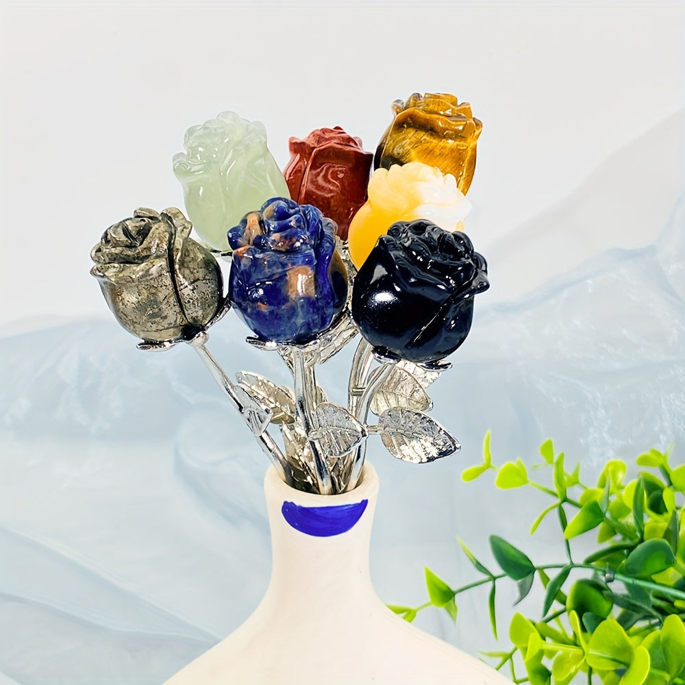 Rose Quartz Crystal for Jewelry Making and Home Decor, Pink Healing Stone