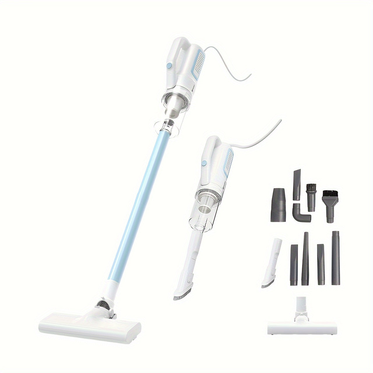 Wired Household Vacuum Cleaner 16000PA Suction 220V 0.4L Dust Cup