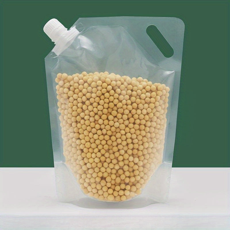 Bolsa de almacenamiento de grano transparente y reforzada a prueba de humedad