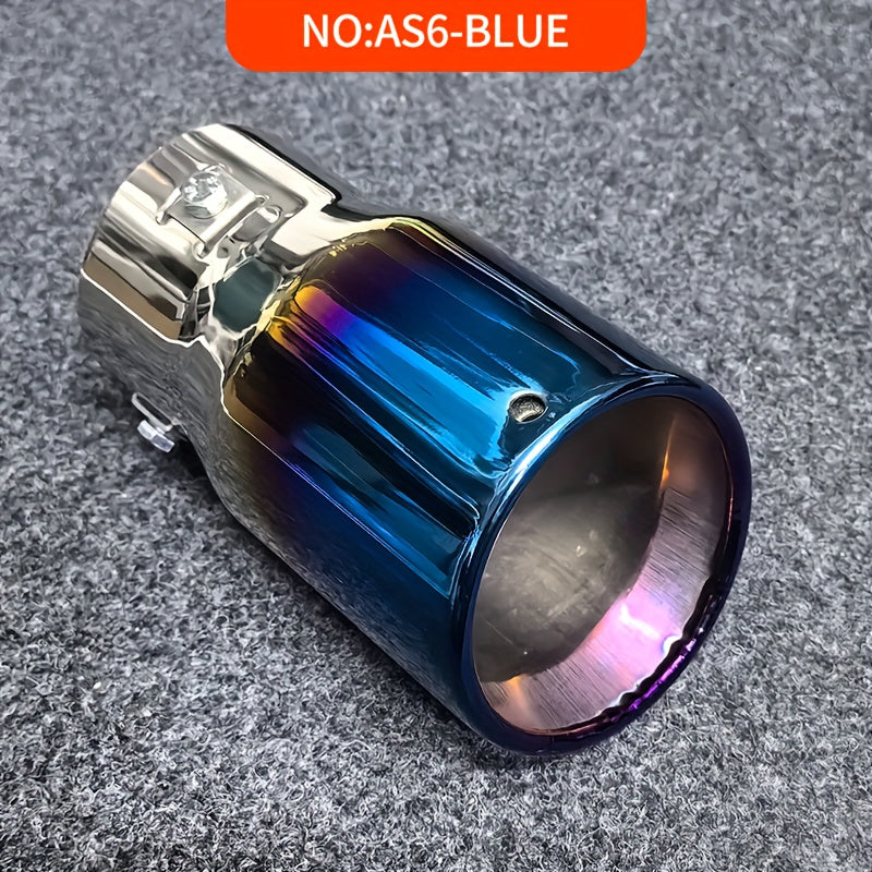 Stainless Steel Car Exhaust Pipe Universal Fit for 6.8-7.3cm Tailpipe