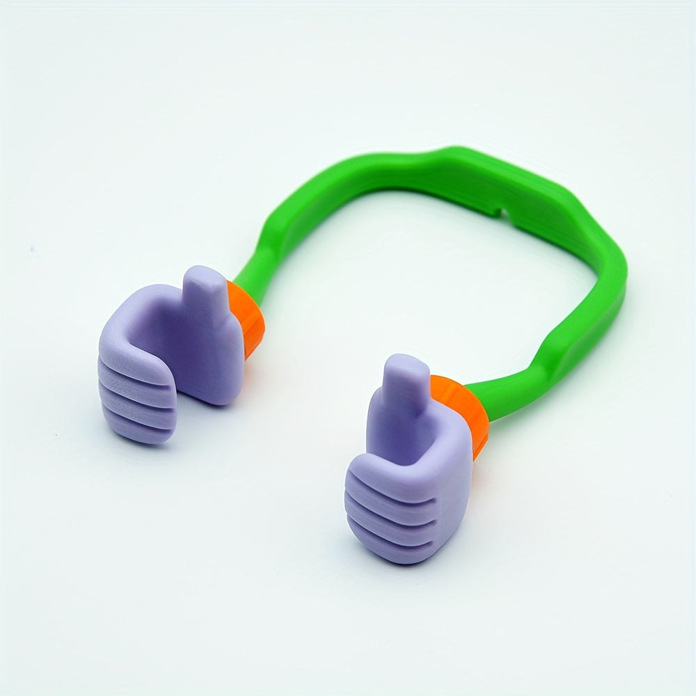 Adjustable Phone Holder with 360° Rotation, Portable Desktop Stand, Sturdy Plastic