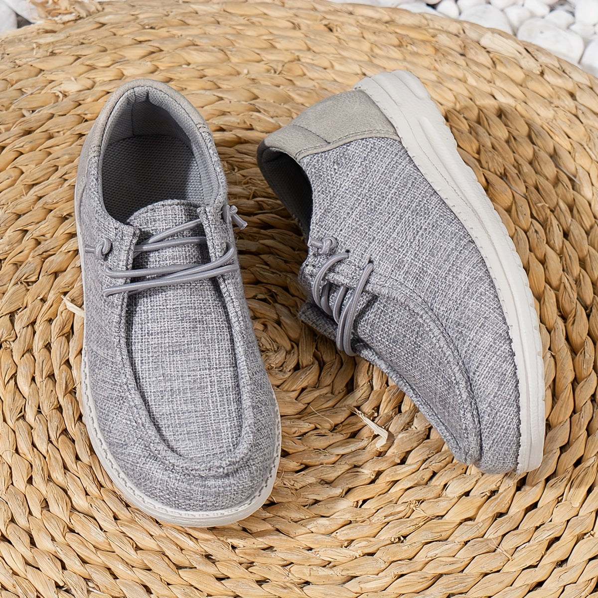 Boy's Casual Low Top Canvas Sneakers Lightweight Non-Slip for Spring Summer