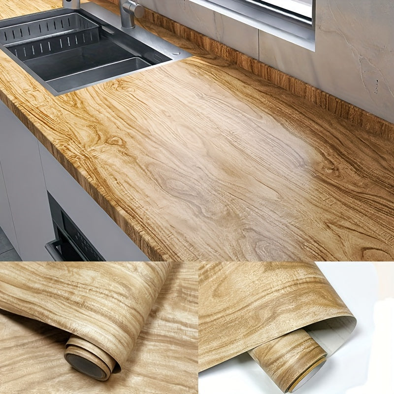 Oshxona va hammom uchun suv o'tkazmaydigan va yog'ga chidamli Peel & Stick devor qog'ozi - Qurilmalarga, mebellarga va uy bezaklariga mos ravishda kesilishi mumkin bo'lgan DIY ta'mirlash roliki