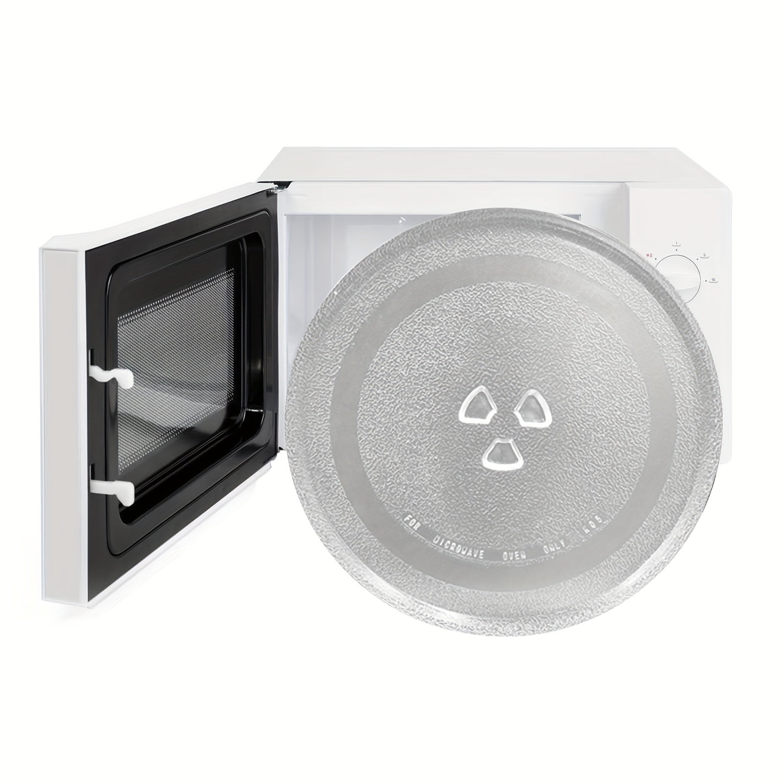 Heat-Resistant Glass Microwave Turntable Plate for Kitchen and Dining