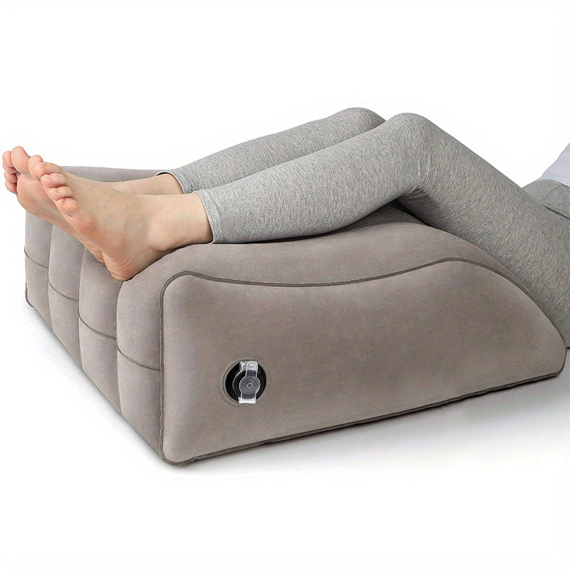 Inflatable Wedge Pillow for Legs and Knees Soft Support Cushion for Relaxation