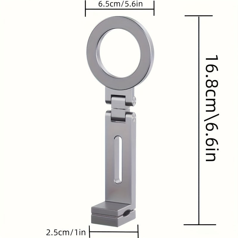 Portable Aluminum Travel Laptop Stand with 360 Degree Rotation and Foldable Design