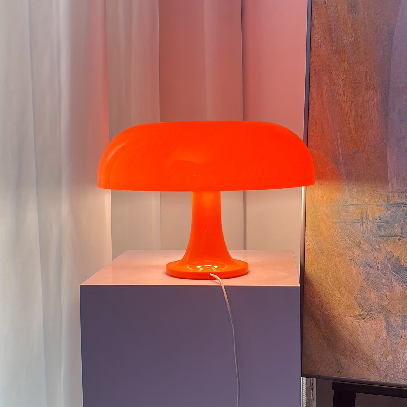 LED Mushroom Table Lamp for Bedroom and Living Room Modern Minimalist Desk Light