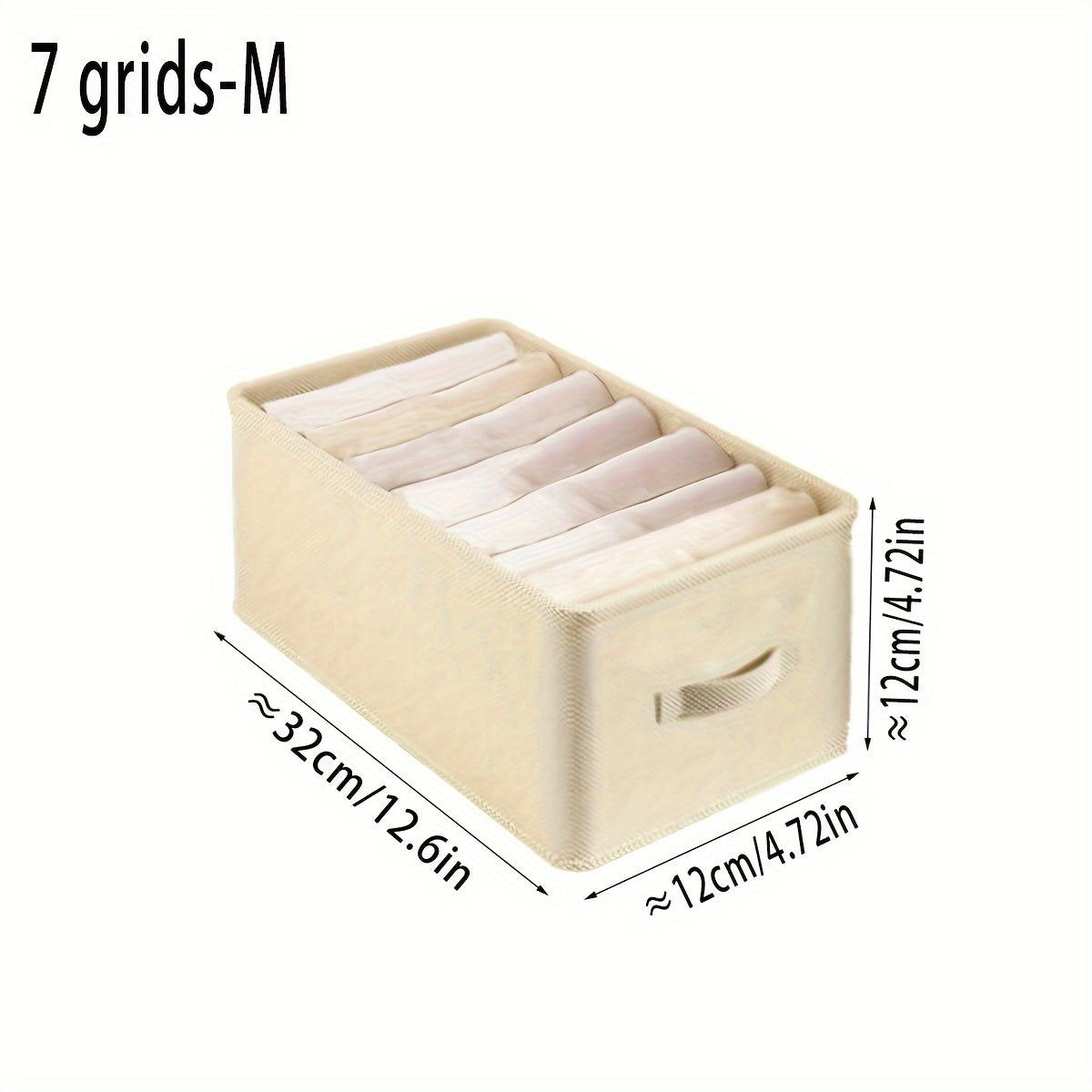 Foldable Fabric Clothes Organizer with Drawer Storage for Pants and Apparel