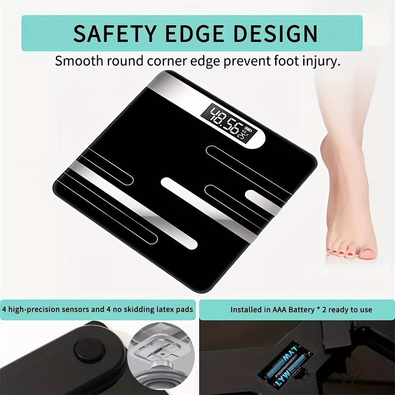 Portable Electronic Body Scale with Digital Display for Home Use, Family Sports