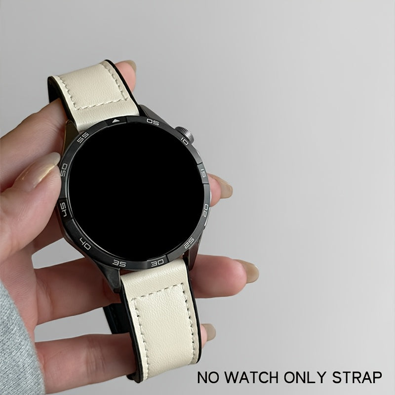 Green Silicone Watch Strap for Smartwatches with Magnetic Metal Clasp Compatible with Galaxy Garmin Xiaomi Huawei