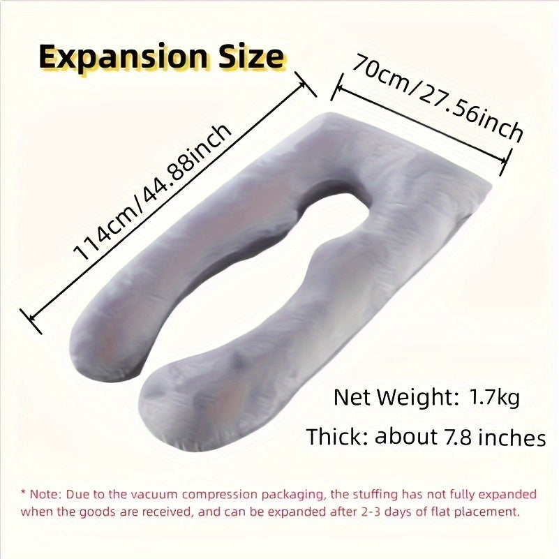 U Shaped Pregnancy Pillow Support for Back Legs Belly and Hips 30x35 cm