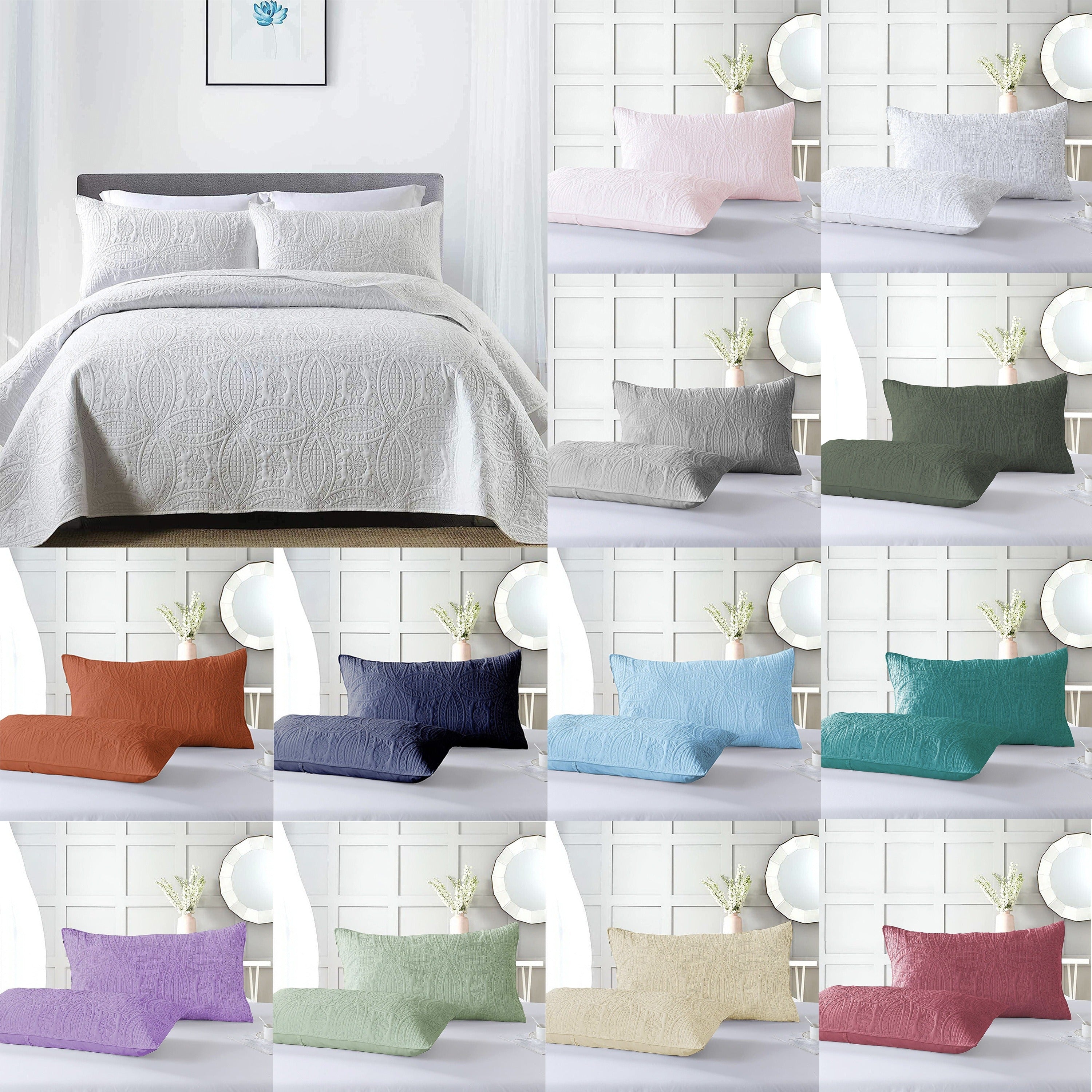 Трехкомпонентный комплект покрывала с технологией Soundwave и дизайном с embossed-кругами для летнего комфорта