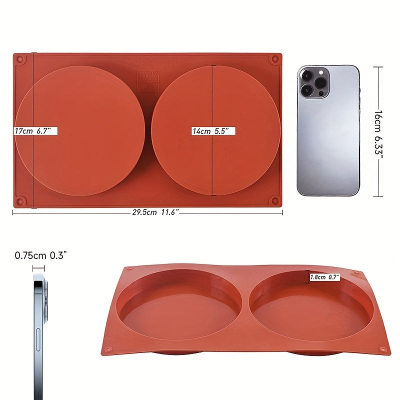 Pishirish va hunarmandchilik ehtiyojlari uchun 6 teshikli silikon qolip