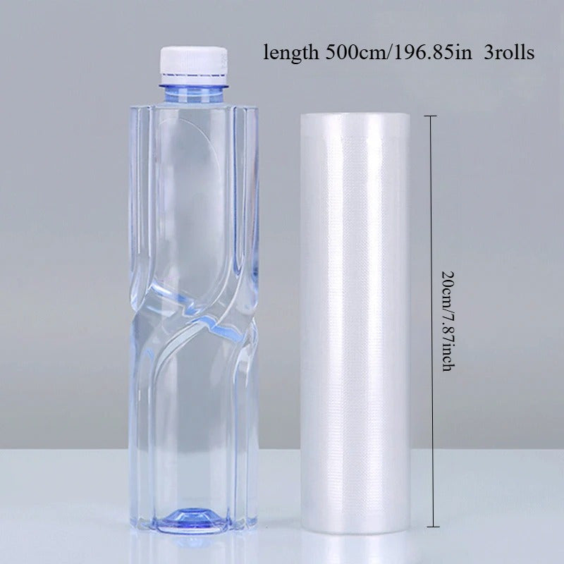 Oziq-ovqat uchun mos BPA-siz vakuum yopishqoq sumkalar, moslashtirilgan uzunlik, oziq-ovqat saqlash