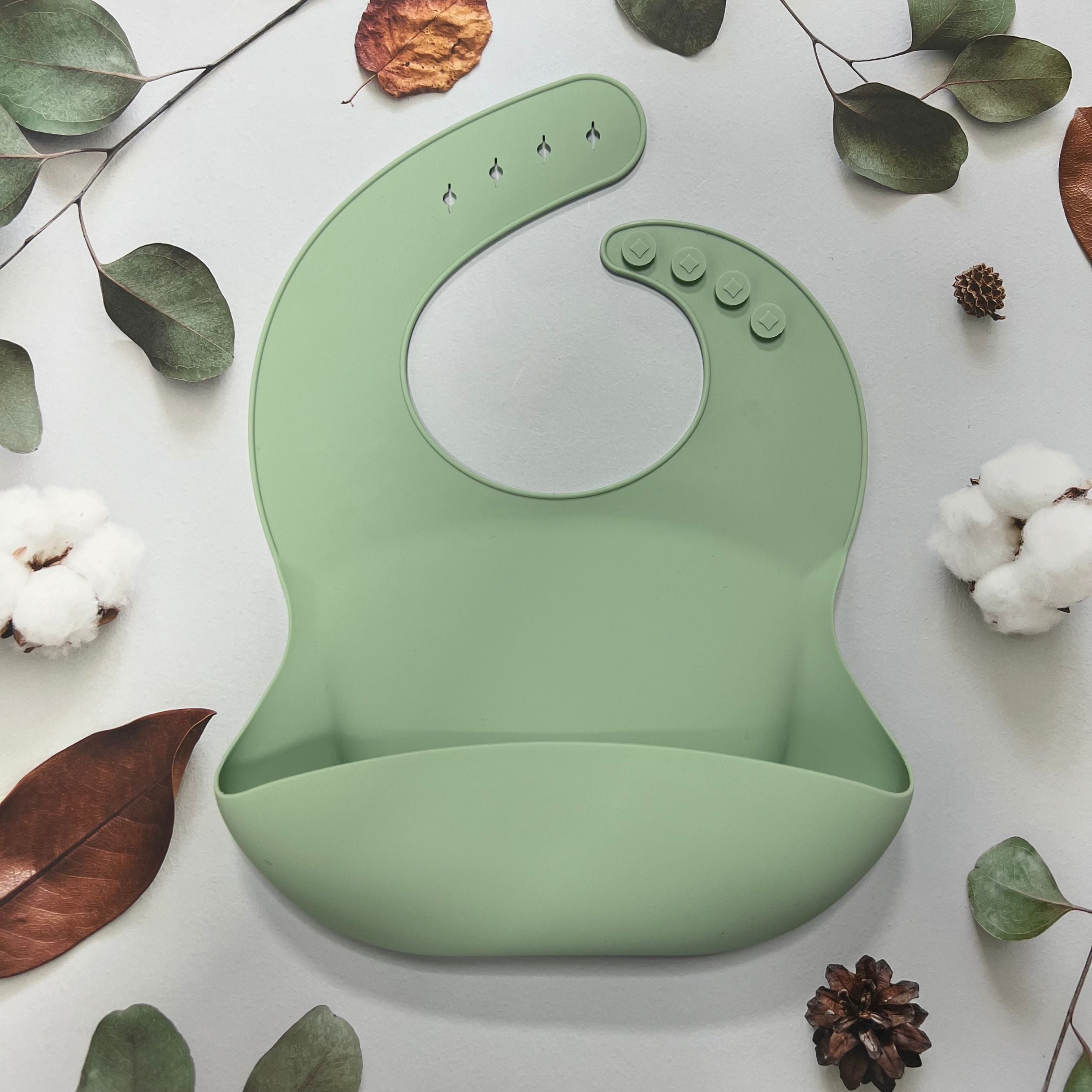 Baby Bibs for Babies and Toddlers Waterproof Soft BPA Free Adjustable Unisex