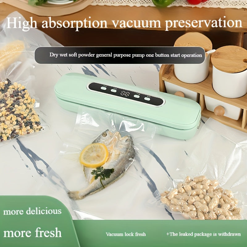 Портативный автоматический вакуумный упаковщик для хранения продуктов и закусок