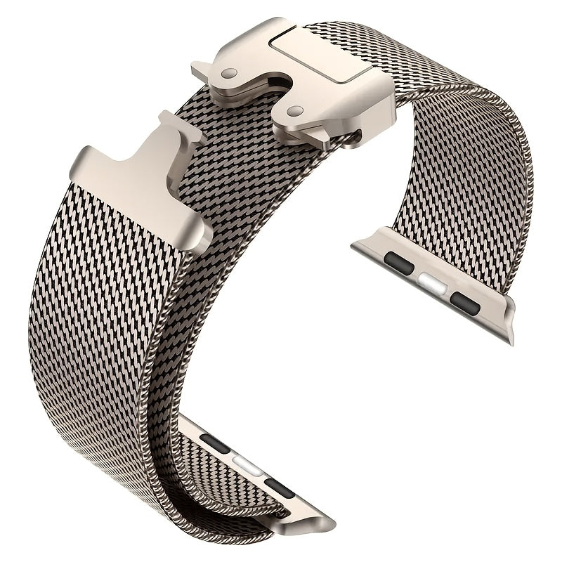 Stainless Steel Milanese Loop Watch Band for Apple Watch Series 4-10 Ultra 2 49mm 44mm 45mm