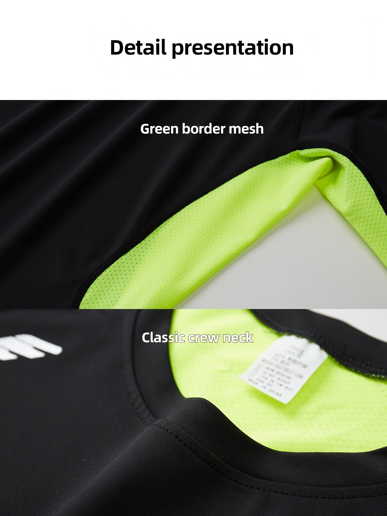 Men's Athletic Set Quick-Dry Stretch Compression Gear Long Sleeve Top Shorts Jacket Leggings Black Green