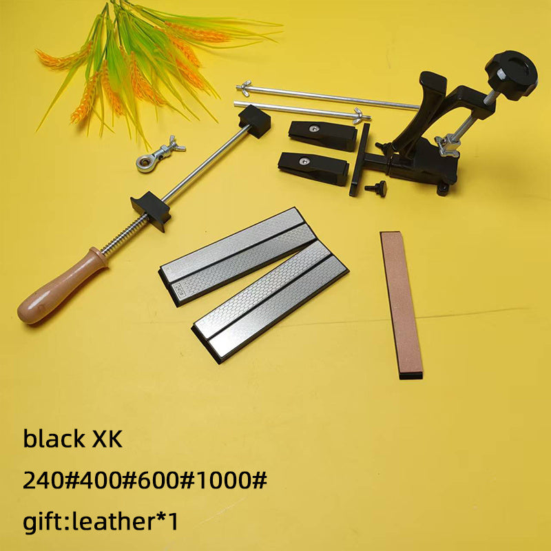 360° burilishli, qattiq burchakli pichoq silliqlash uchun oshxona uchun mo'ljallangan