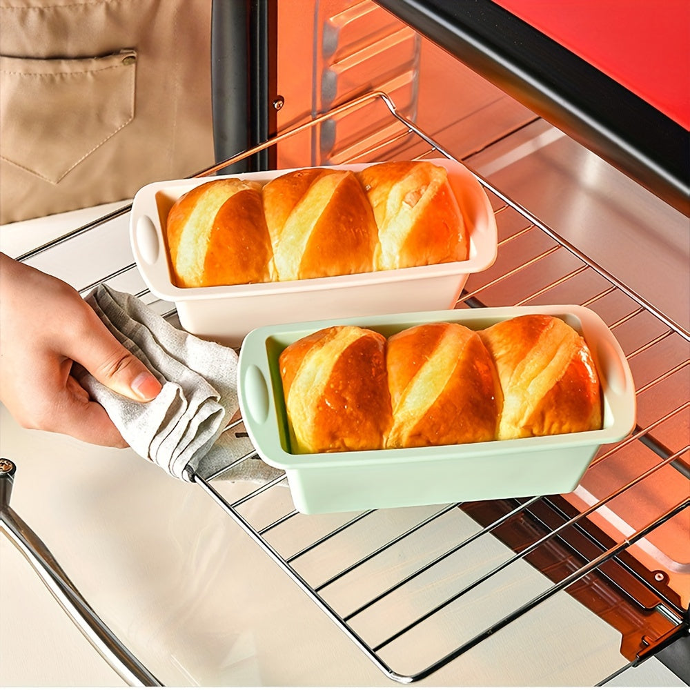 Silicone Baking Set 3 Pieces Nonstick Heat Resistant Cake Pans Loaf Mold