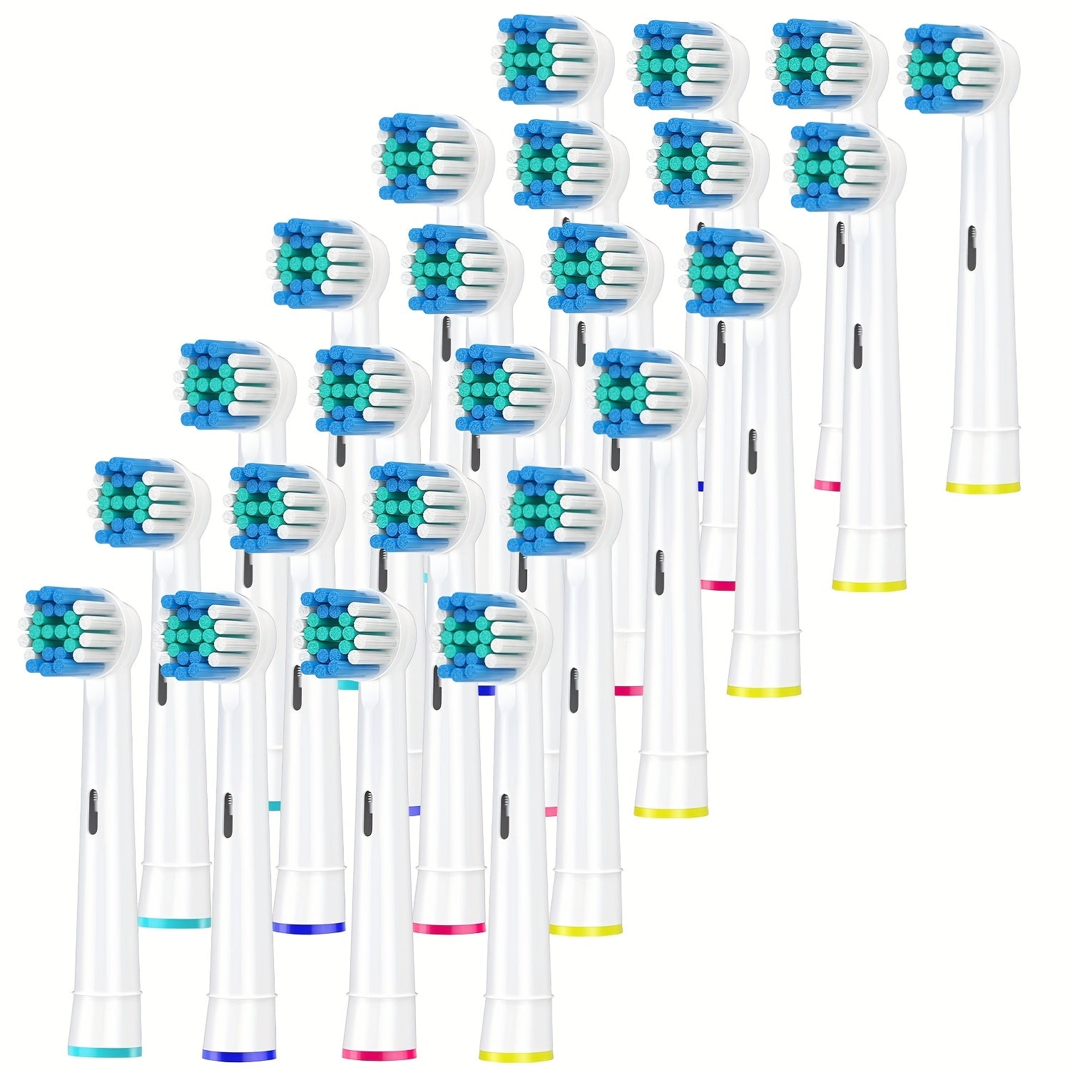 cabezales de cepillos de dientes sensibles de repuesto para cepillos de dientes eléctricos 16 unidades